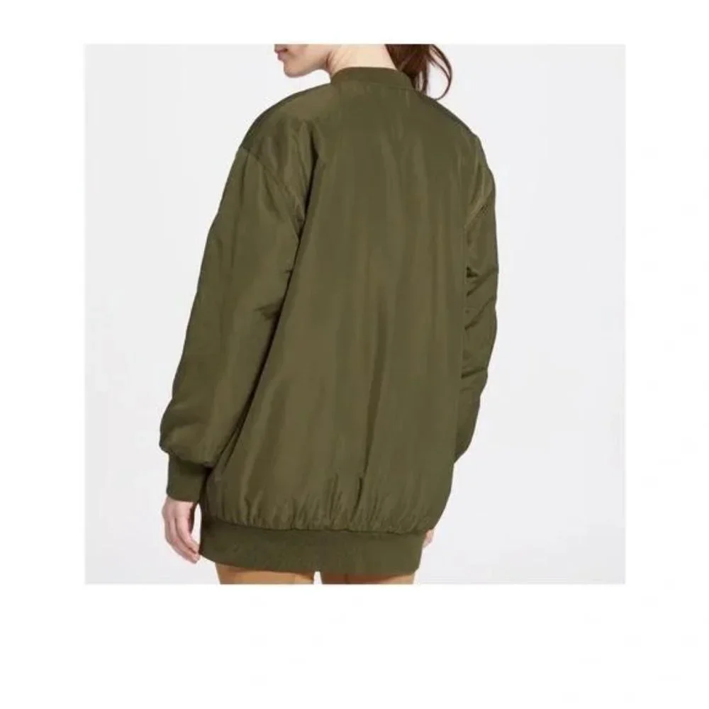 NWT DSG Women's Long Bomber Jacket - Picture 4 of 4